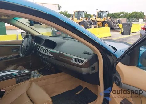 2007 BMW 750I from USA, damaged, VIN WBAHL83517DT09640